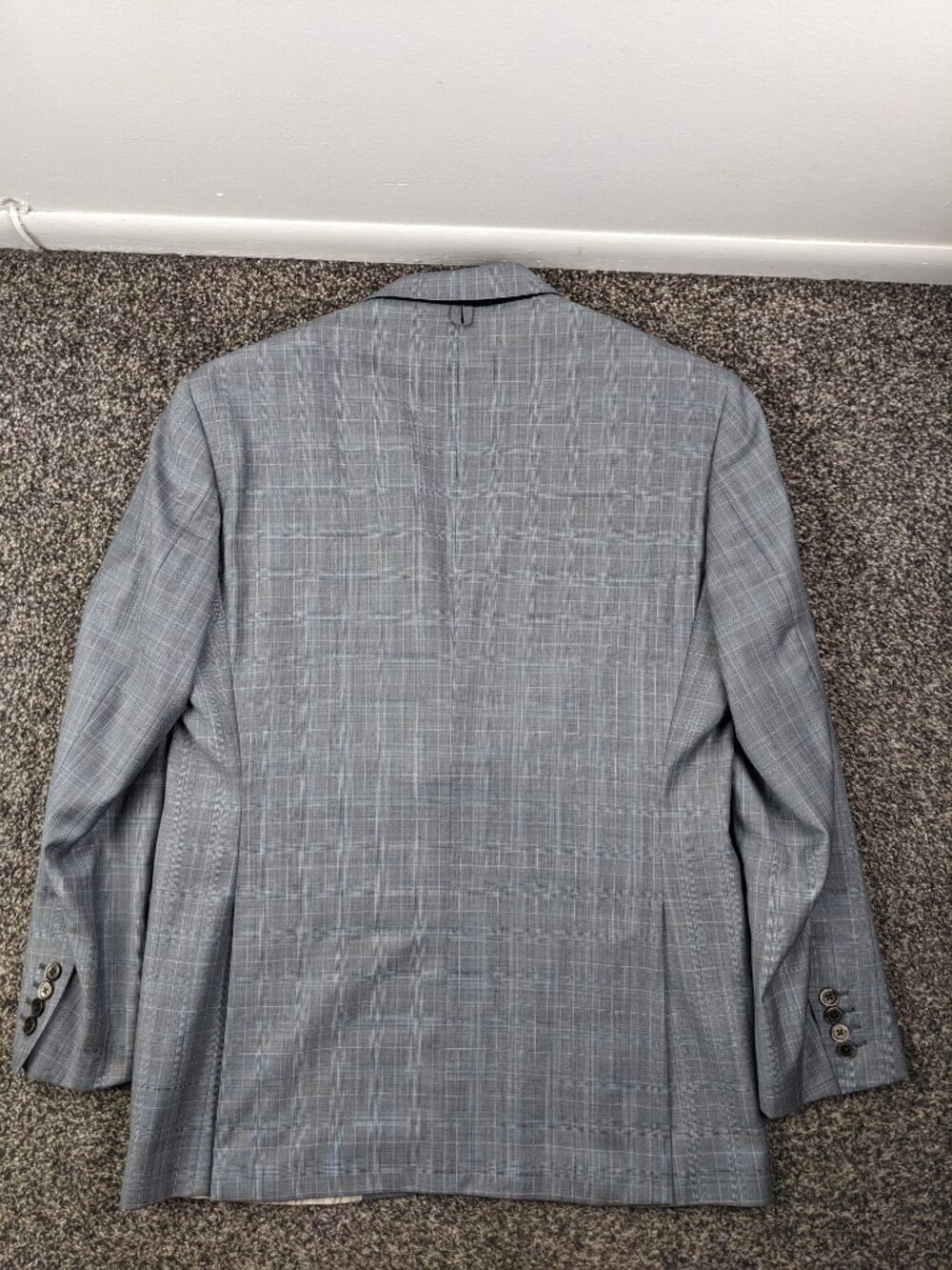 Brooks Brothers Black Fleece Suit Wool Gray Plaid Thom Browne 42R 34x30 *Flaws - Picture 9 of 16